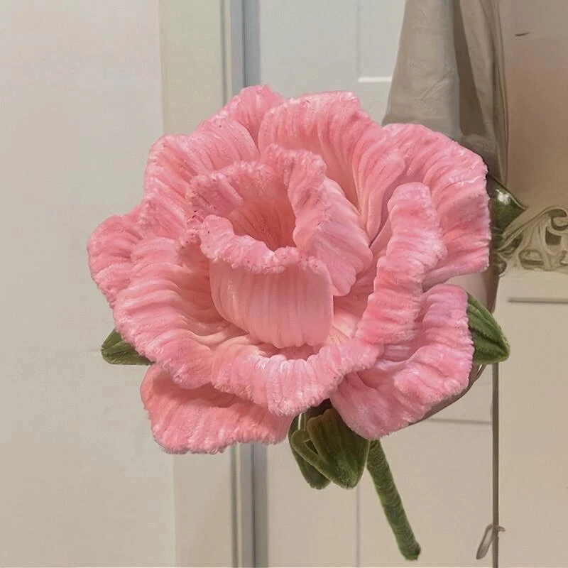 扭扭棒巨型玫瑰花材料包520送闺蜜女友花灯创意礼物超大玫瑰花