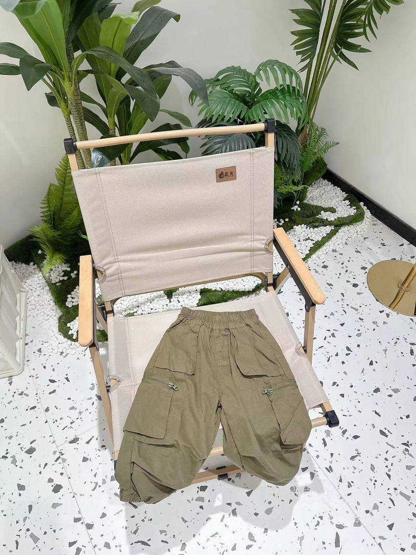 K6015  韩版 立体袋工装布裤