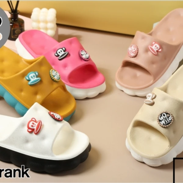 【x4】大嘴猴高尔夫双色底（有标无标随机，卡扣随机）凉拖鞋66034