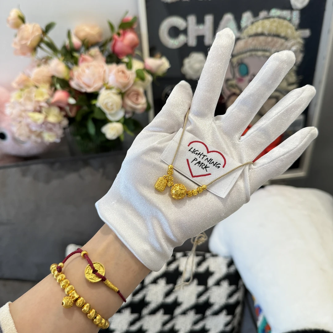 镀K金 【霹雳配饰公园】新中式复古福字龙球吊坠项链