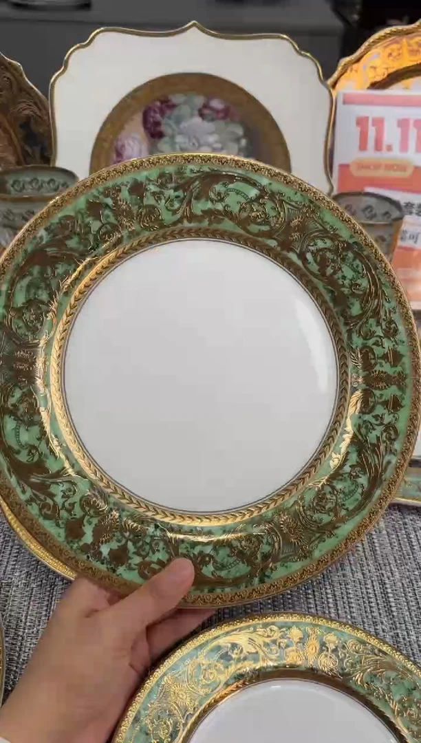 【闪购商品】瓷片10.5英寸平盘福利款尾单