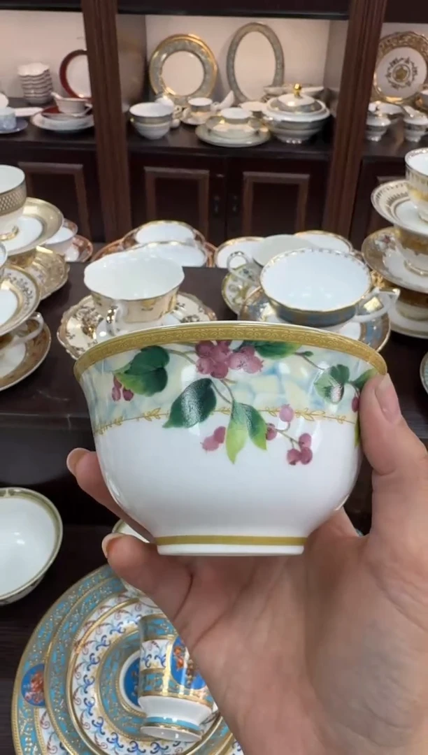 【闪购商品】瓷片4英寸奶茶碗福利款微瑕 10个