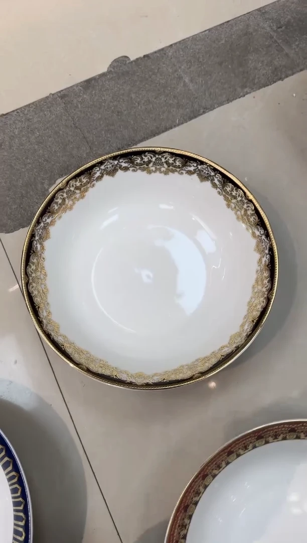 【闪购商品】瓷片9英寸汤碗福利款尾货