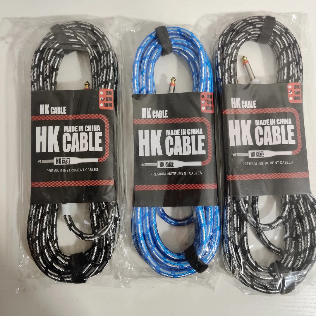 吉他音频线音箱连接线5米舞台线电箱用拾音器颜色随机