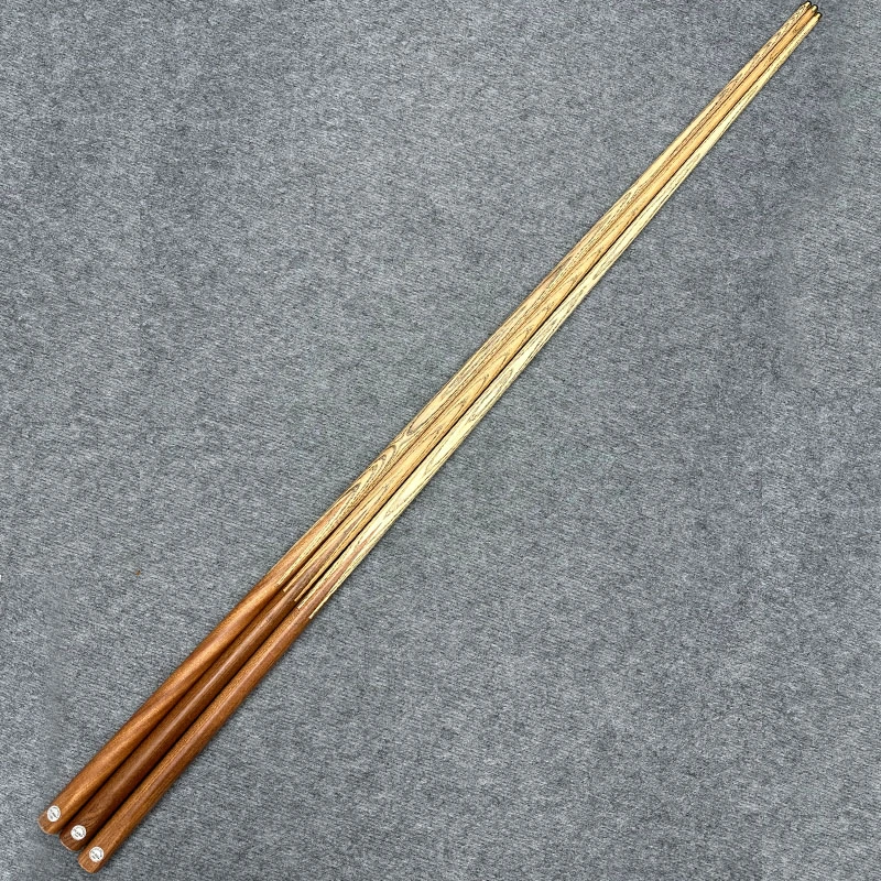 台球杆小中头中式没事黑八球房公杆斯诺克桌球杆分体通杆黑8专用