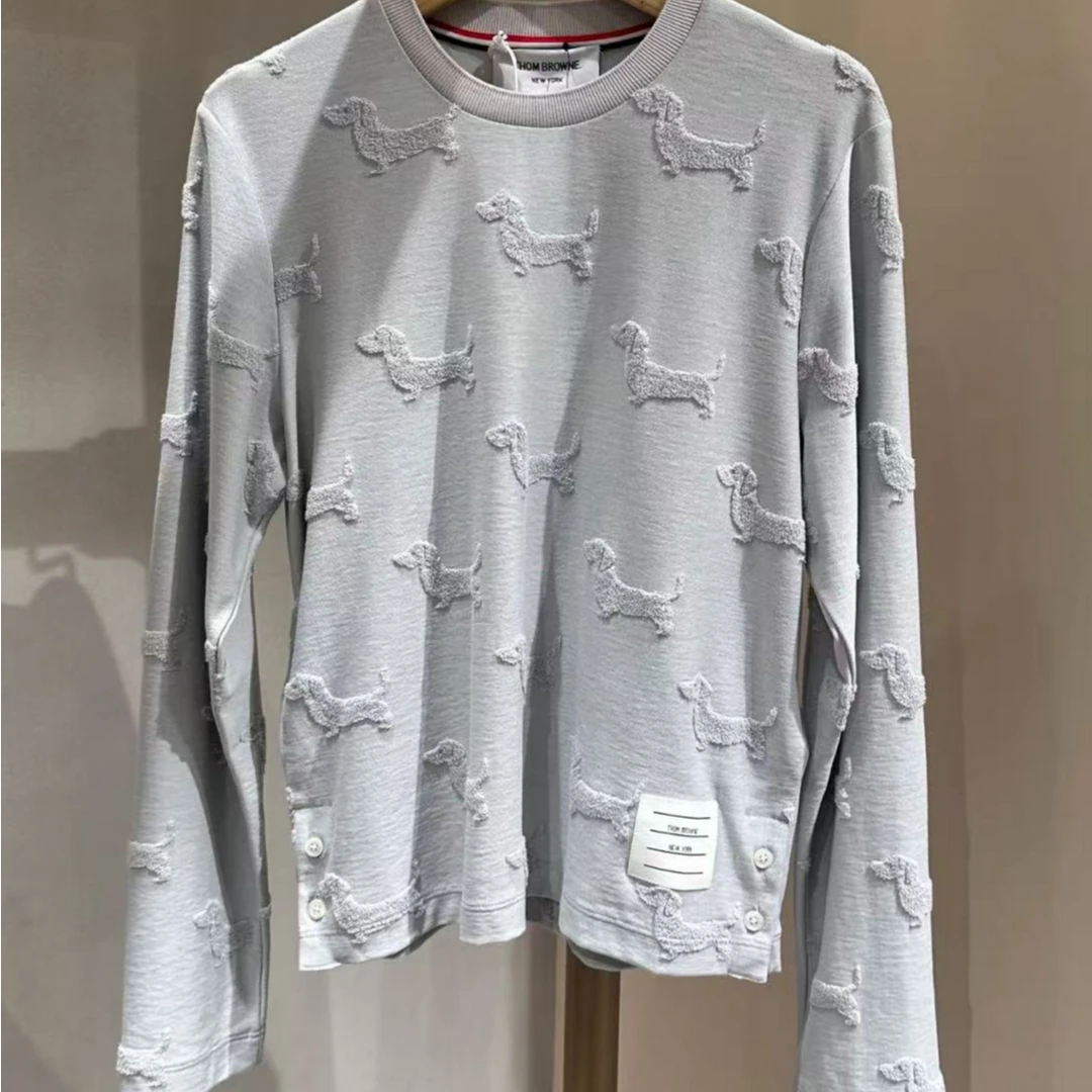 全新未使用 THOMBROWNE 经典小狗长袖T恤 不支持七天