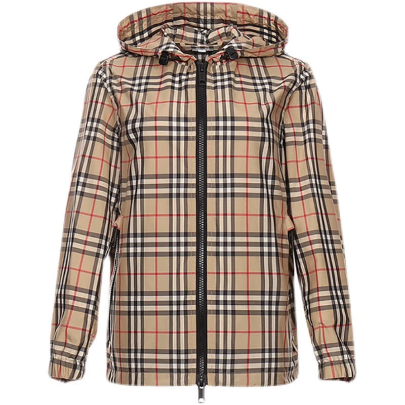 全新未使用 BURBERRY/博柏利 复古格纹外套 8025678 不支持七天