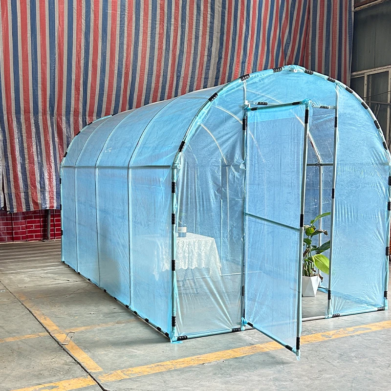 暖棚家用温室多肉花房种植养殖镀锌钢管大棚取暖保温阳光房简易