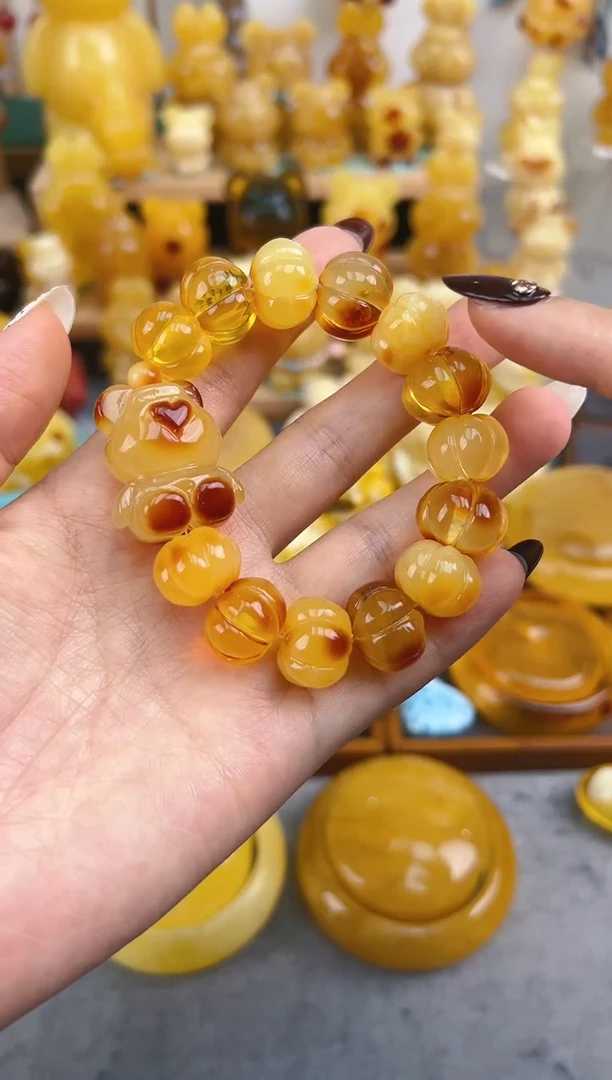 【闪购商品】蜜蜡珠宝奇石未镶嵌手串