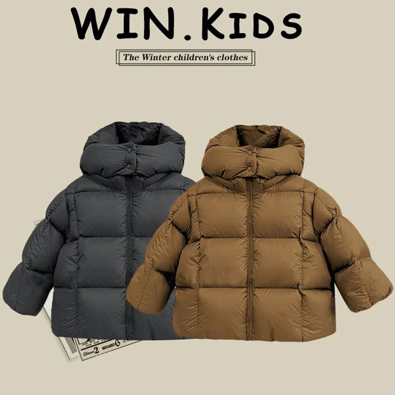 儿童三防加厚羽面包服绒服女宝宝衣服秋冬新款保暖童装冬装防寒服