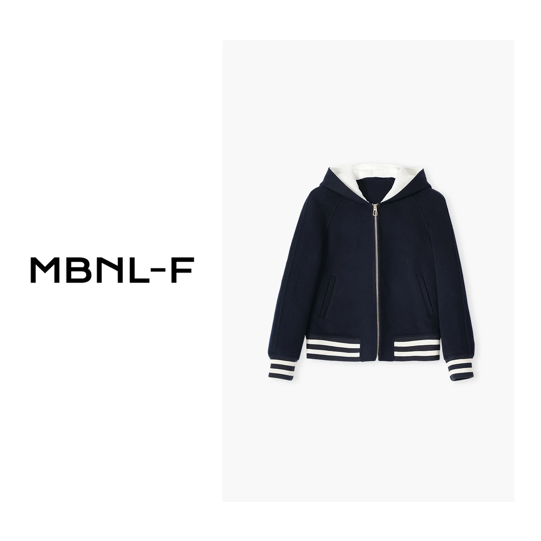 MBNL-F 戴维森学院23秋冬后背刺绣棒球服连帽 XM-ZB5101