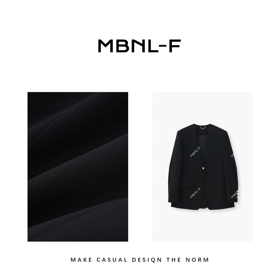 MBNL-F  杨树林高定 春秋休闲百搭西装外套 秦磊XM-WT10599