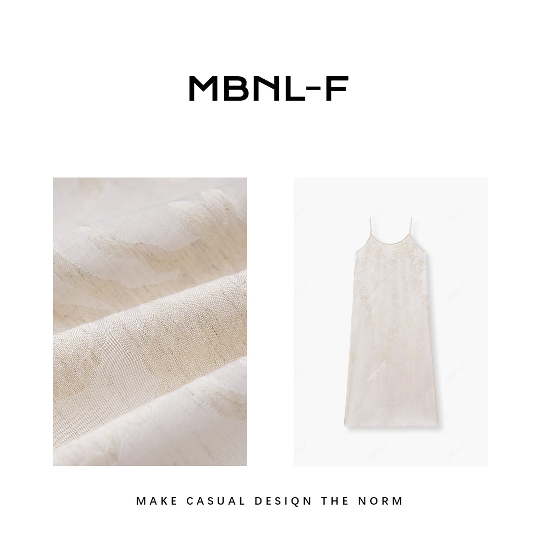 MBNL-F "一见钟情" 2024F/W新品 吊带提花连衣裙 秦磊XM-QZ56299