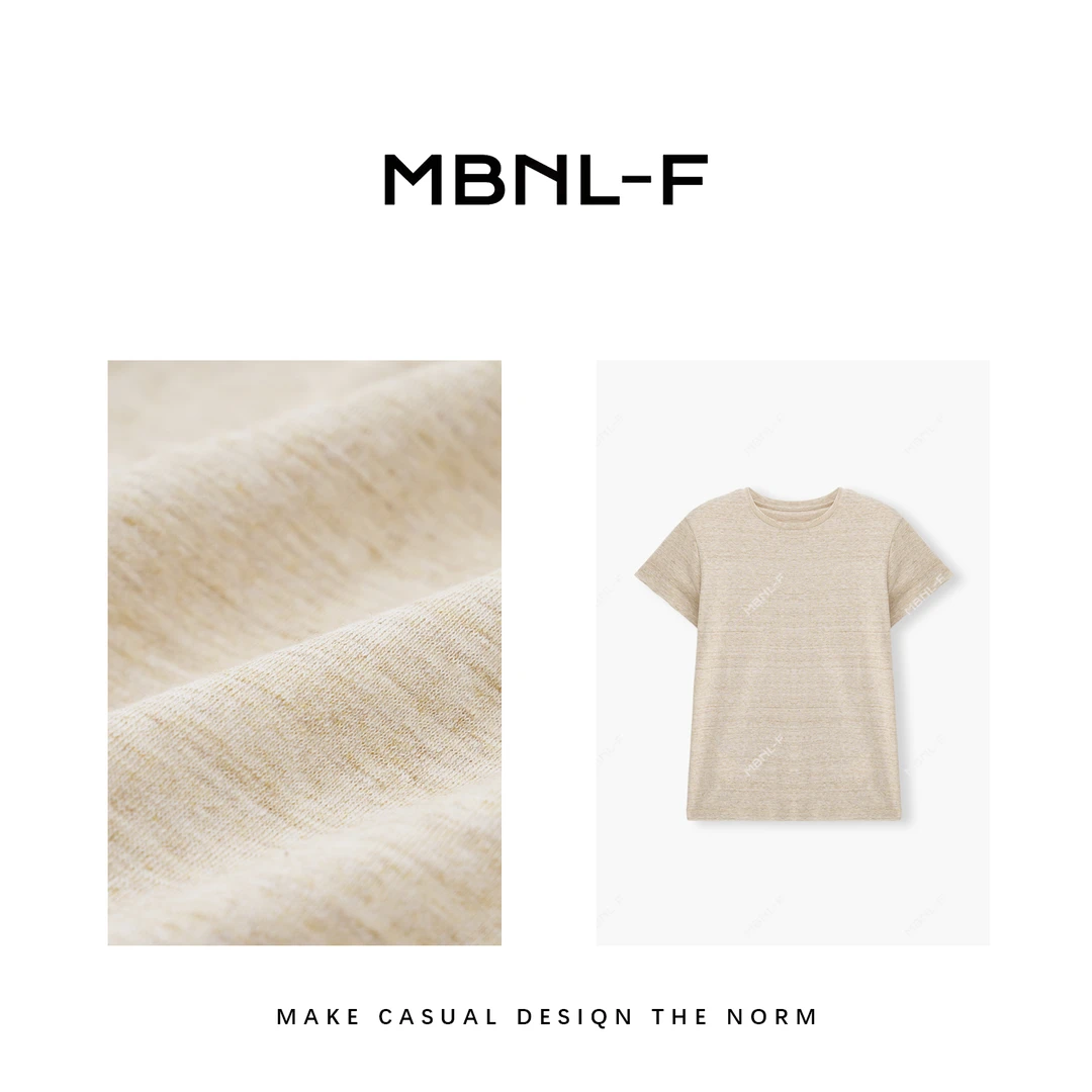 MBNL-F“麦恩莉”2025F/W新品 棉短袖T恤 XM-CZ83056