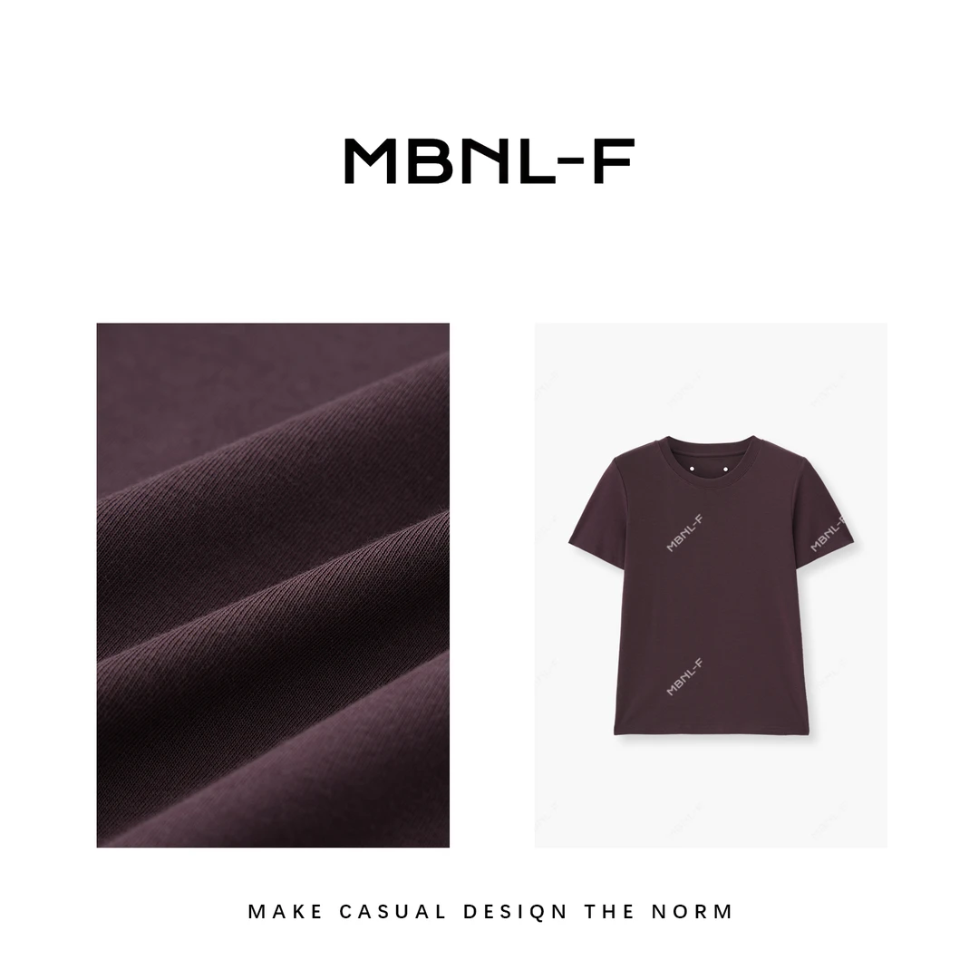 MBNL-F 【卡门】2024F/W新品 简约纯色T恤 XM-CZW6711