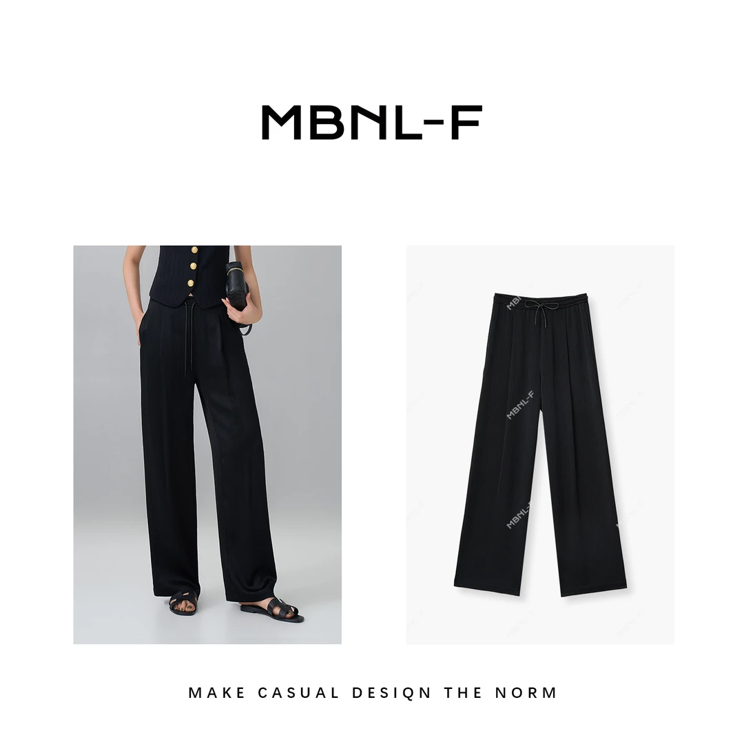 MBNL-F "三宅裤"2024F/W新品 时尚百搭休闲裤长裤XM-KZ0586