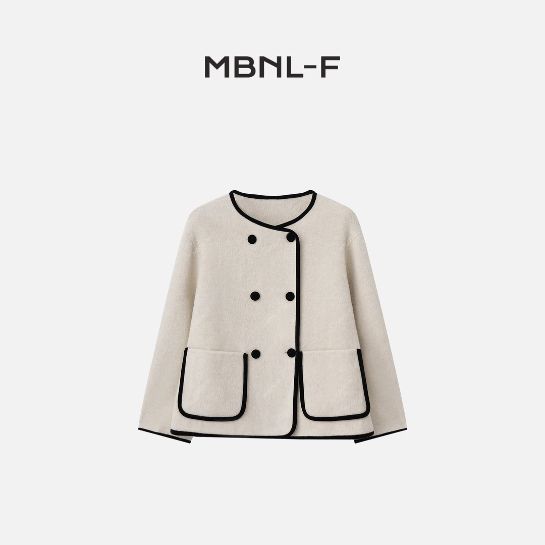 MBNL-F 2024F/W新品 松弛极简拼色外套 秦磊XM-WT31510