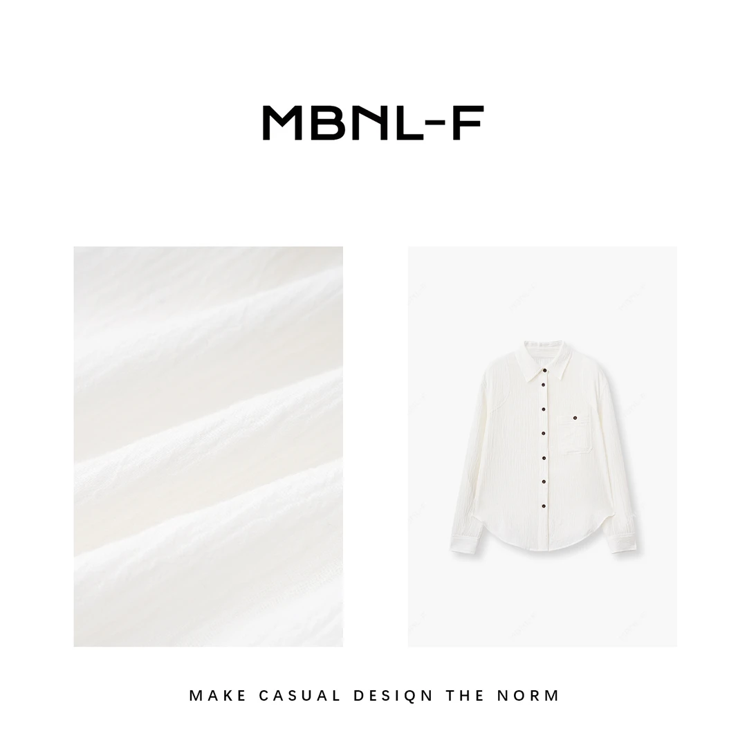 意法棉麻 2024F/W新品  夏季防晒衬衫外套 T秦磊XM-CY5077