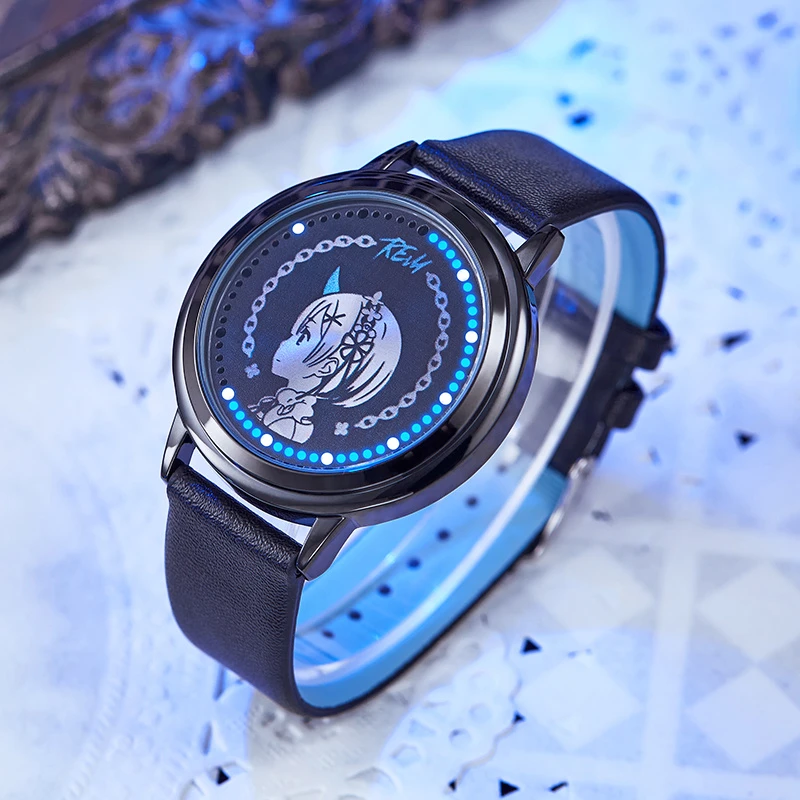 从零开始的异世界生活手表 幸运石正版动漫周边蕾雷姆led电子表