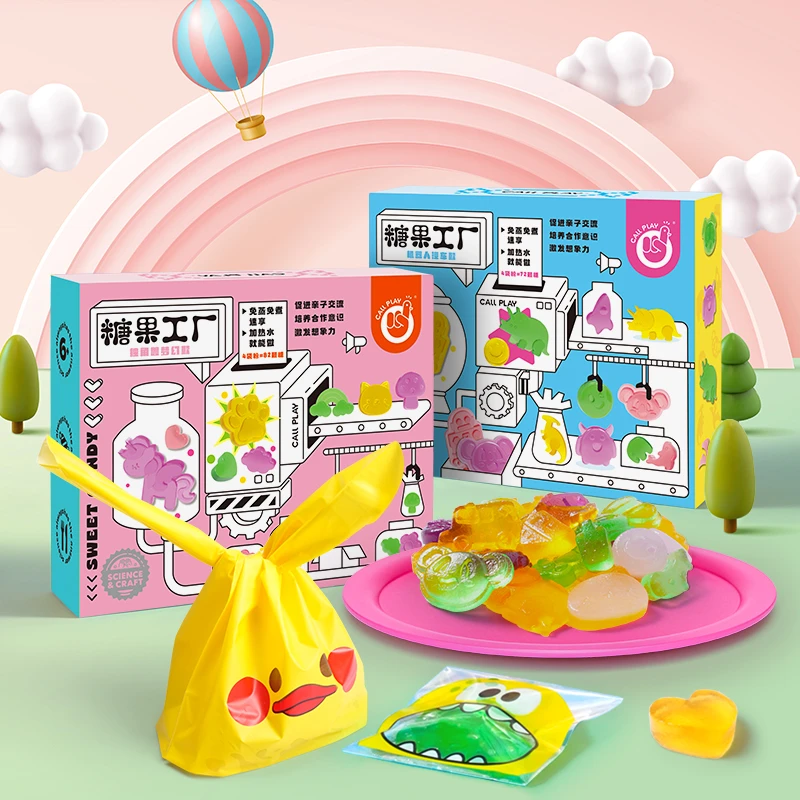 科答鸭DIY手作食玩糖玩软糖巧克力玩具儿童趣味亲子奖励免煮礼物