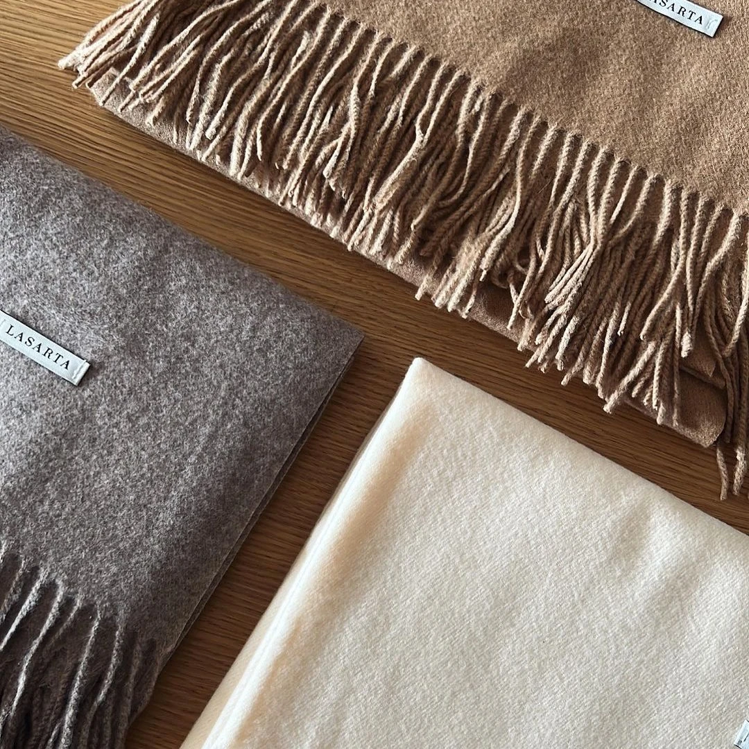 内蒙古厂家直邮羊绒羊毛围巾围脖披肩秋冬时尚款保暖搭子男女款