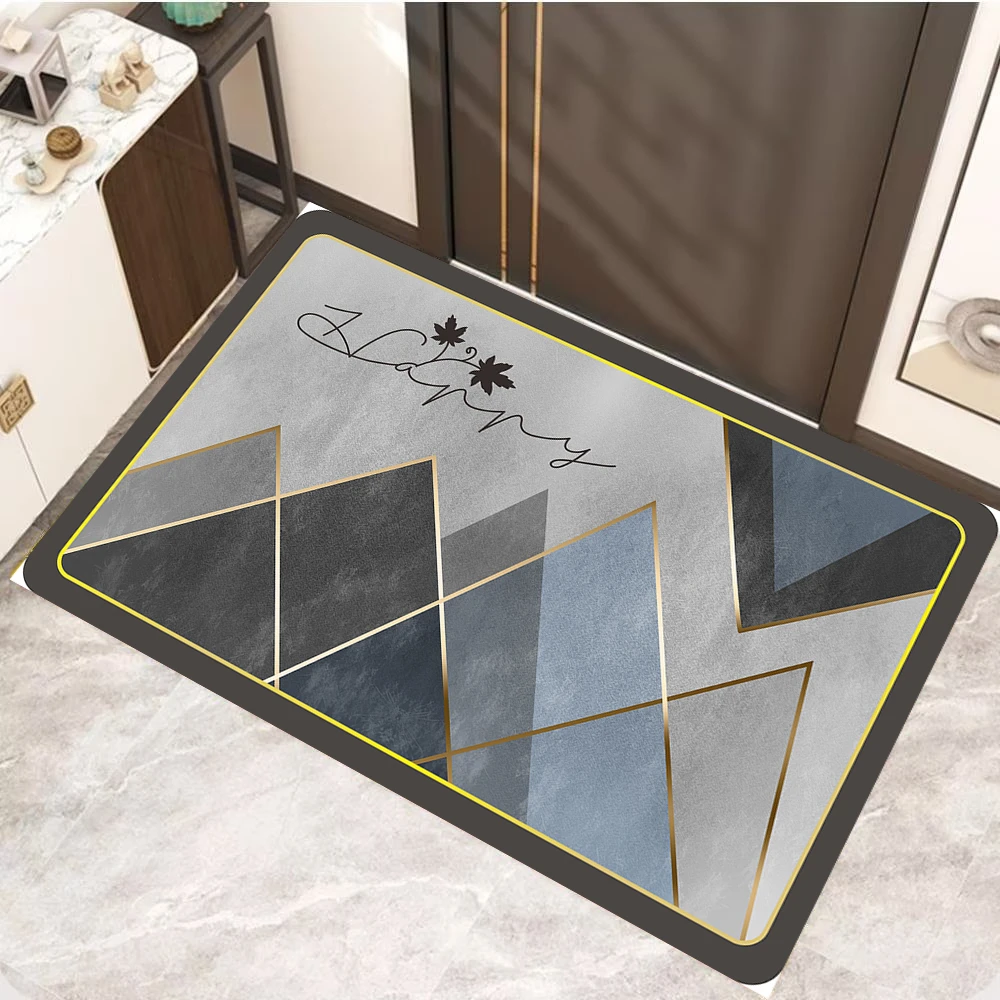 212尾货清仓硅藻泥吸水吸油地垫适合门里门外厨房卫浴卫生间脚垫