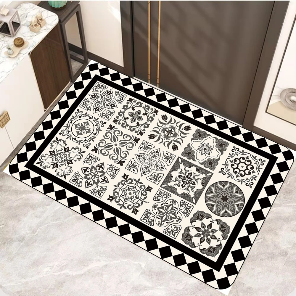 148尾货清仓硅藻泥吸水吸油地垫适合门里门外厨房卫浴卫生间脚垫