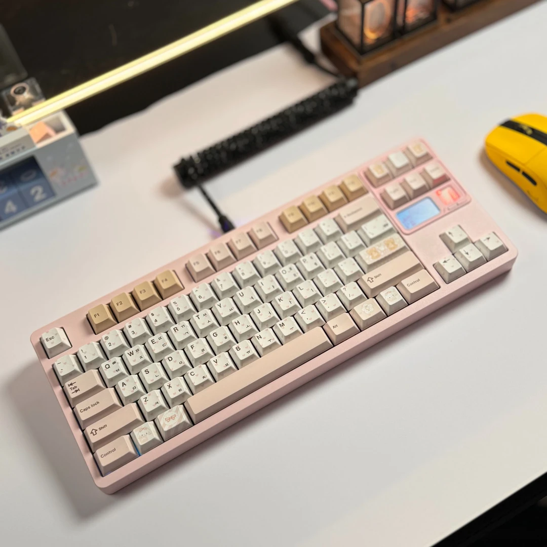 【她】Qwertykeys 80 Mk2 qk80 mk2 客制化键盘套件三模游戏键盘