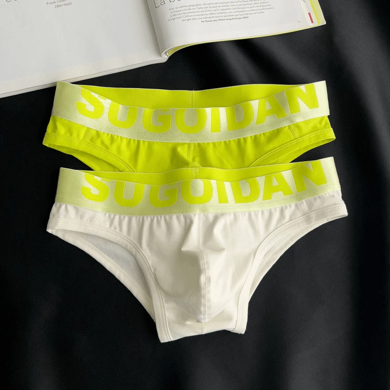 3条男士三角内裤棉质舒适透气男生内裤潮流个性青年运动低腰短裤