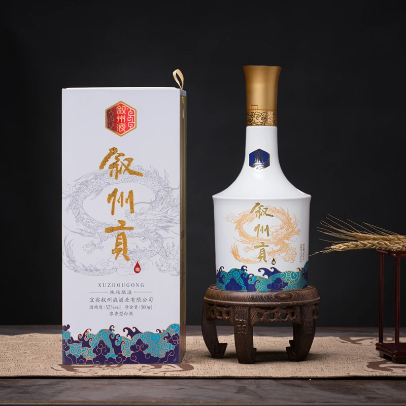 叙州贡五粮浓香型固态发酵白酒四川宜宾商务宴请送礼52度500ml