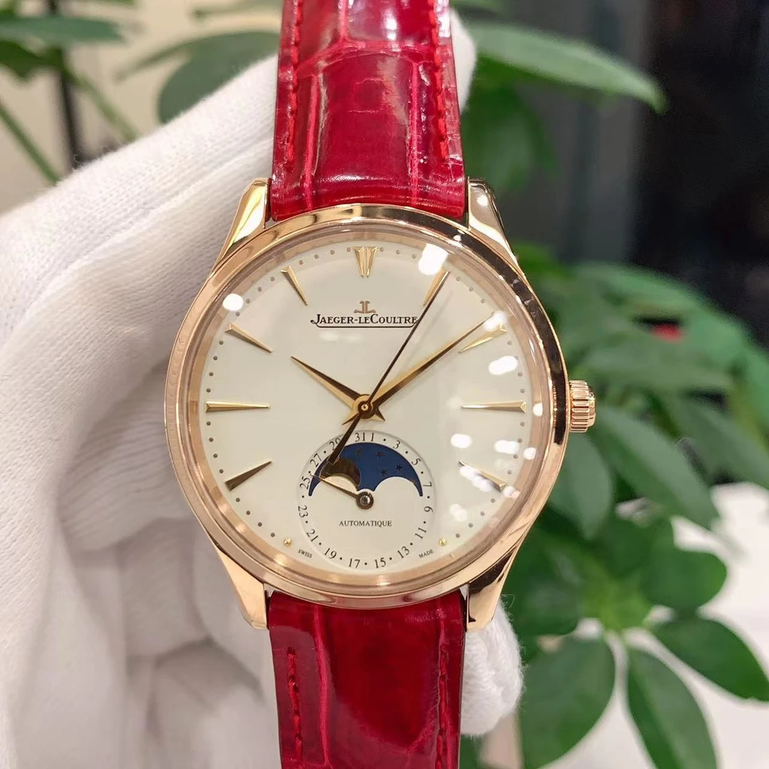 95新  2021年全套/34MM/公价140000/积家大师系列1252520腕表