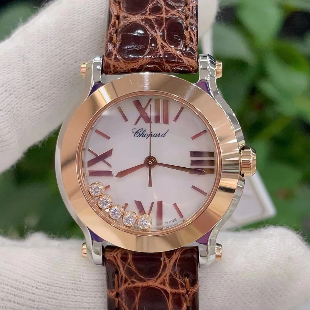 全新未使用 Chopard/萧邦 30MM/公价46700/快乐钻278509-6001腕表