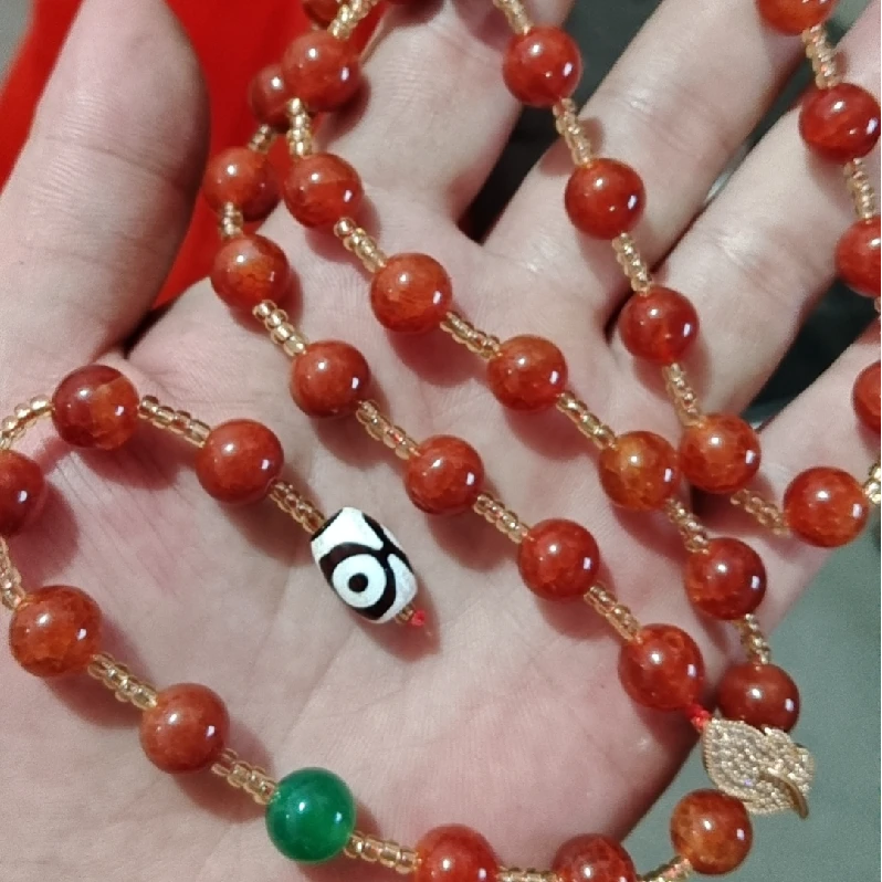 铁合金项链 时尚玛红毛衣链   （草帽姐）