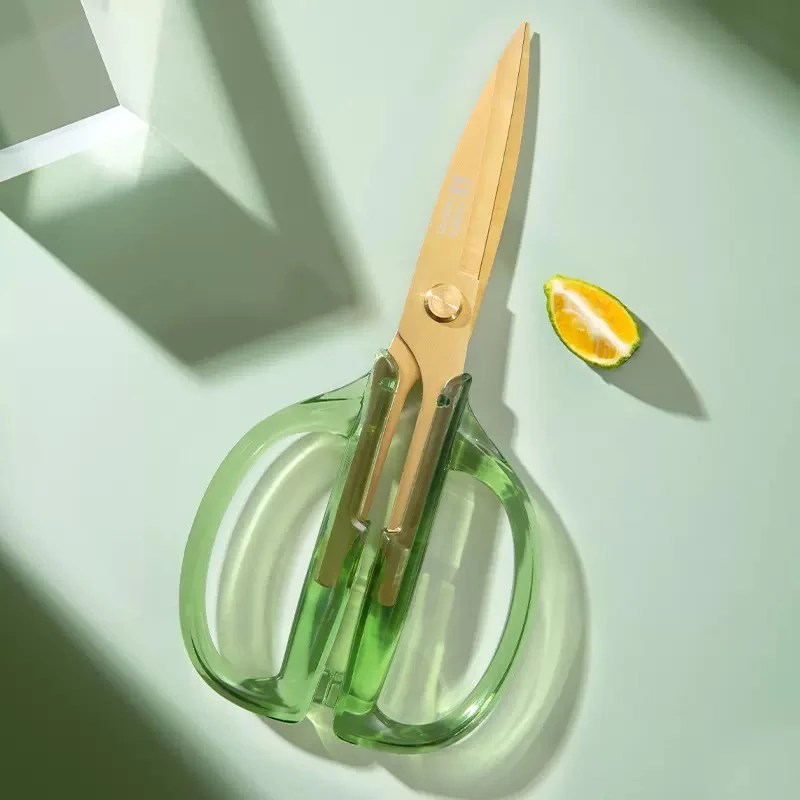 多功能不锈钢家用剪刀手工精钢合金学生裁剪小剪子便携式简约骨剪