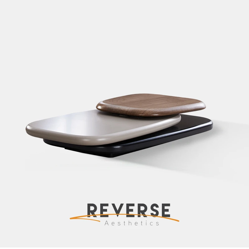 逆时针创意悬浮旋转茶几意式轻奢极简别墅大户型2024新款高级茶几