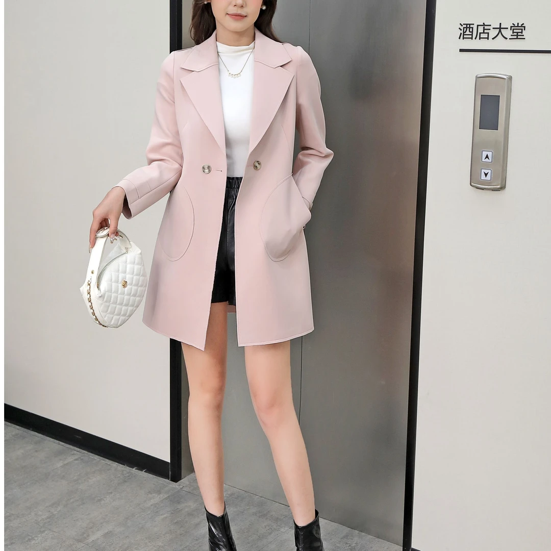《金美专属》  2024秋季新款时尚气质慵懒风格百搭风衣外套