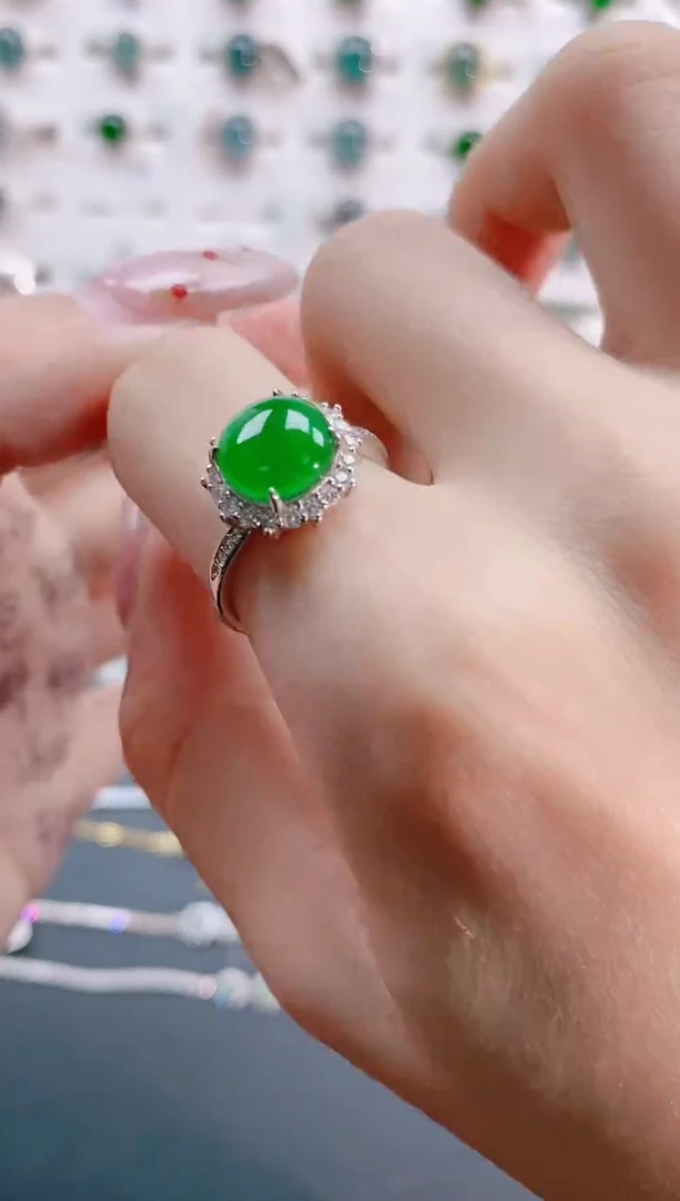 【闪购商品】翡翠戒指未镶嵌天然翡翠