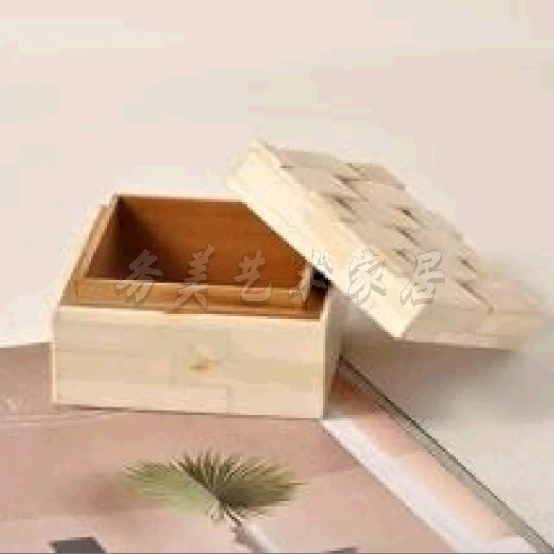 BORCH/博瑞奇复古简约收纳盒方盒圆盒摆件（07759、07760）