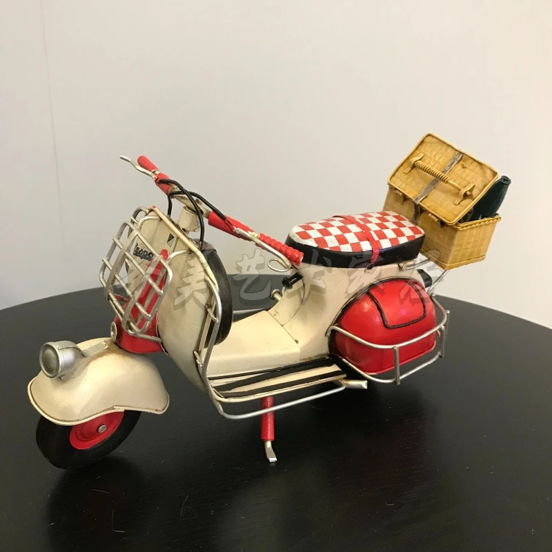 【务美艺术】小绵羊摩托车桌面装饰摆件（07575/ 07577/07576）
