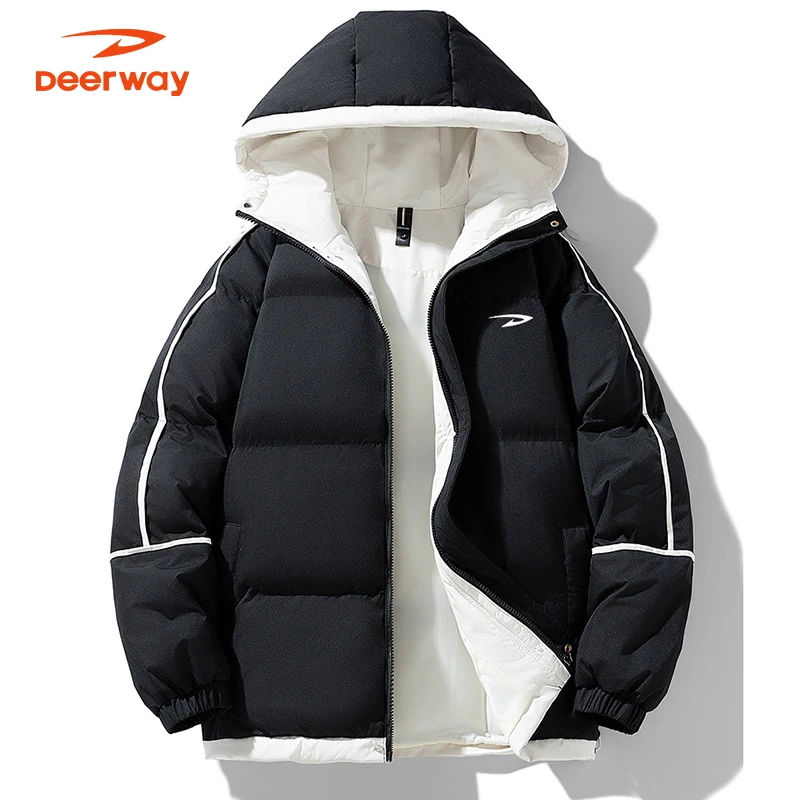 德尔惠2024冬季防风防寒棉服情侣款棉袄加厚保暖大码潮流棉衣外套