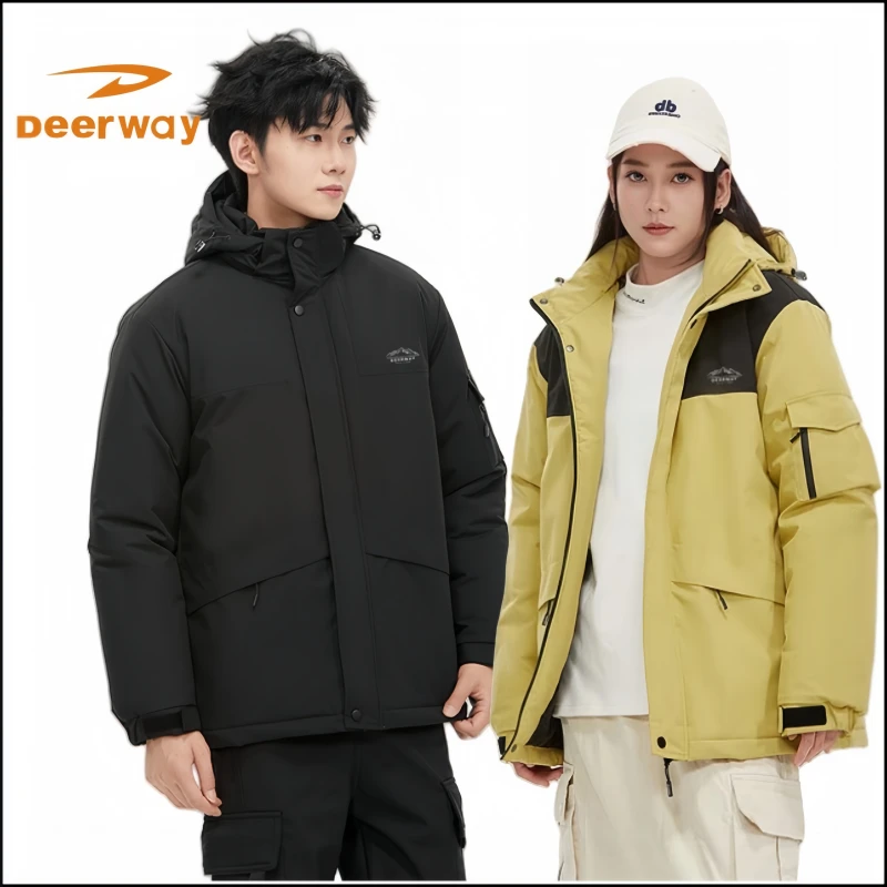 《新款棉服》德尔惠冬季新款棉衣加厚保暖防风山系冲锋外套男女同款