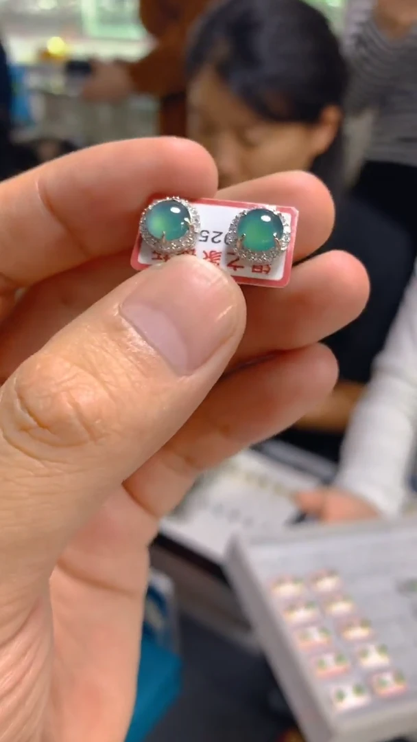 【闪购商品】定制翡翠银S925镶嵌0344241606