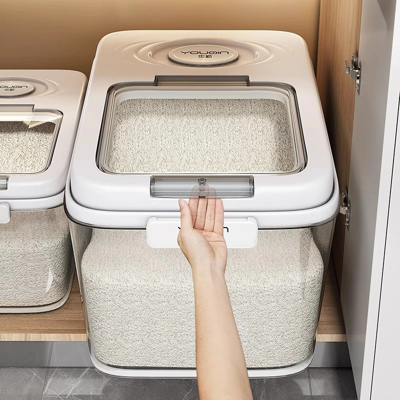 优勤米桶密封家用防虫防潮米箱2024新款大米收纳盒米缸面粉储存罐