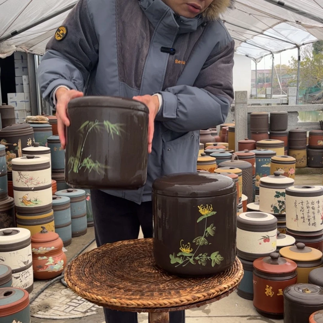 【闪购商品】紫砂茶叶罐