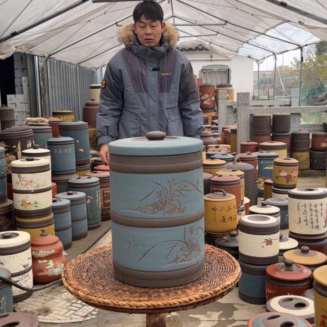 【闪购商品】紫砂茶叶罐