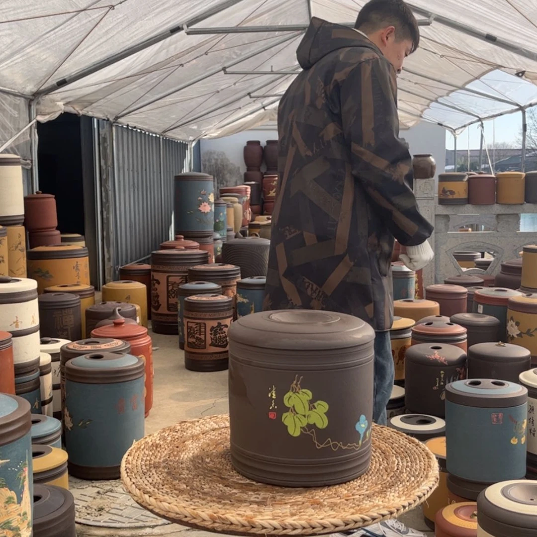 【闪购商品】紫砂茶叶罐