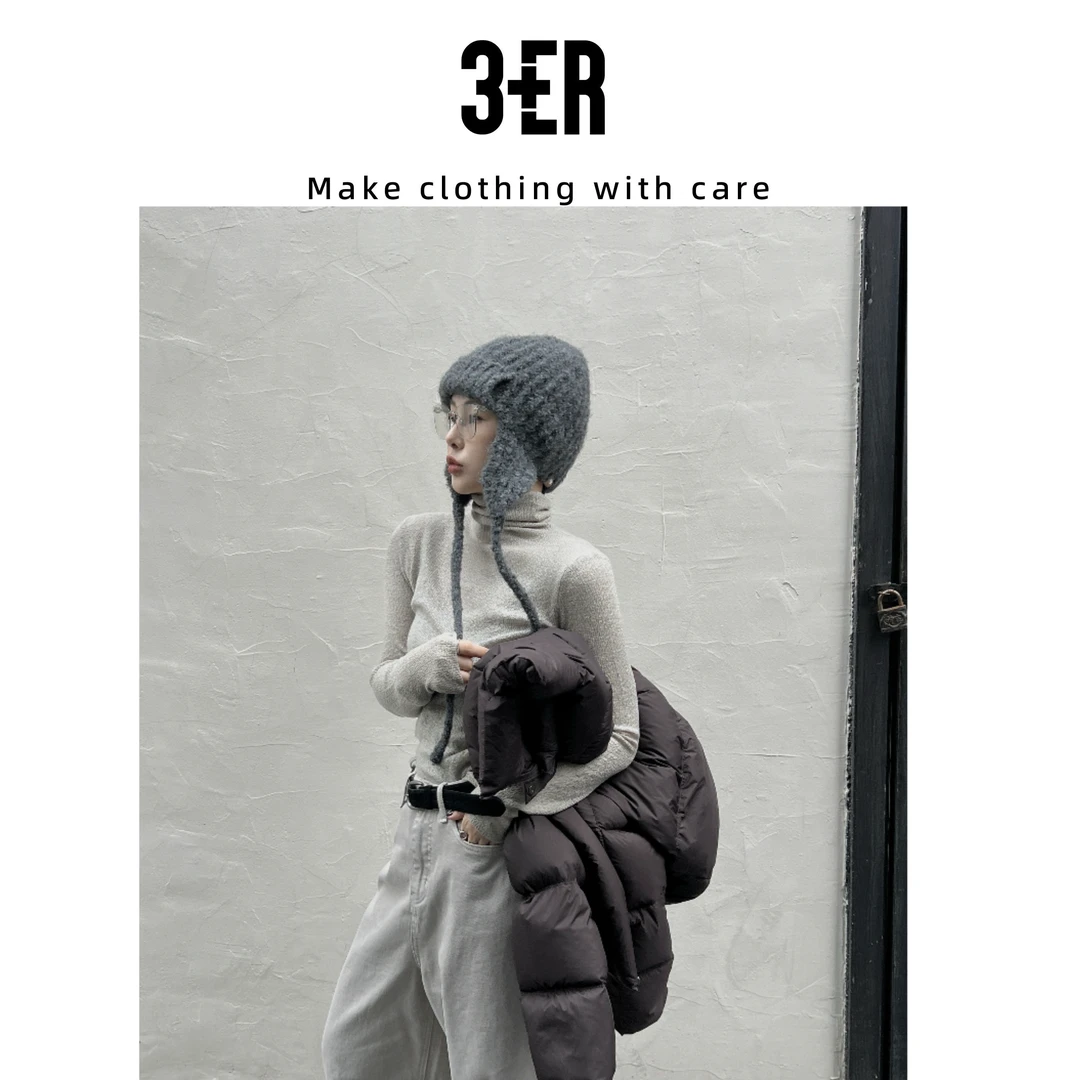 3ER/3ER【贝加尔清晨】高领肌理打底衫 7934