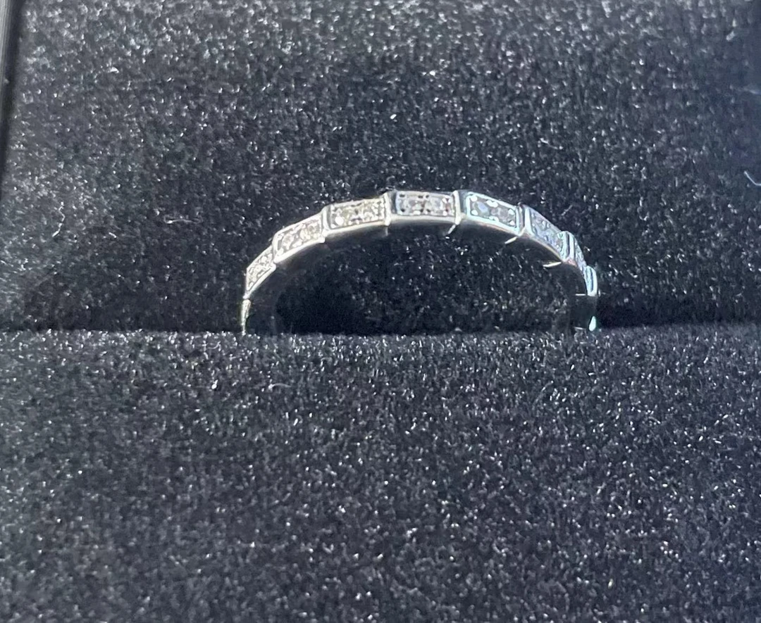 戒指 戒指 戒指 南非豪镶白色戒指 A7