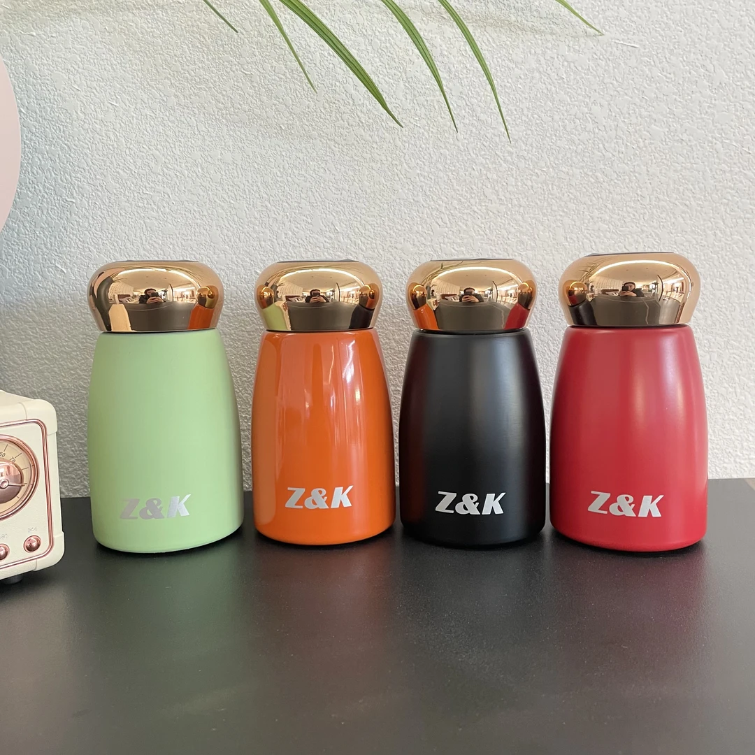 【爆款推荐】Z&K轻奢口袋杯大肚便携随身迷你小巧蘑菇保温杯