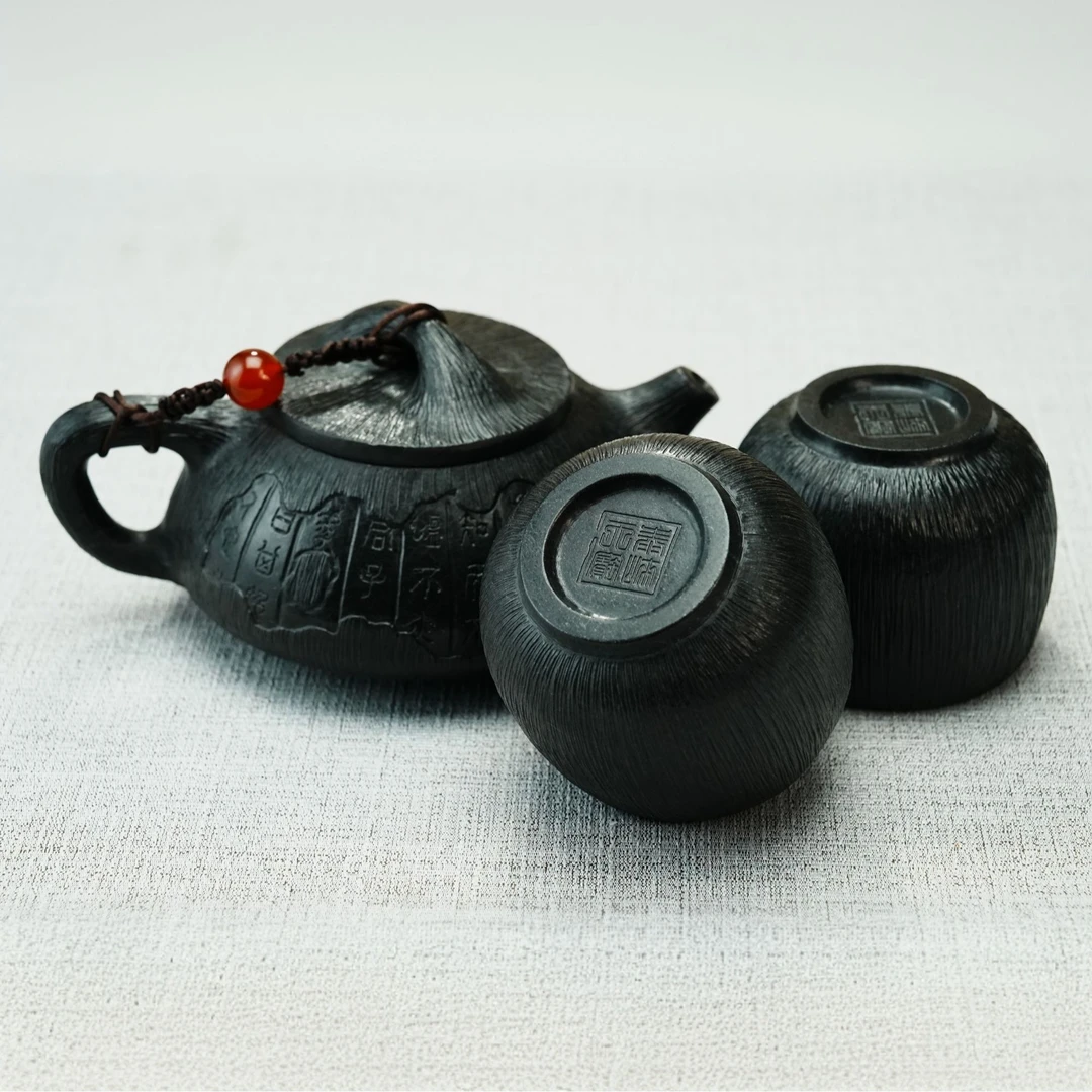 【泰崃天宝】泰山一壶两碗美好茶器论语茶壶